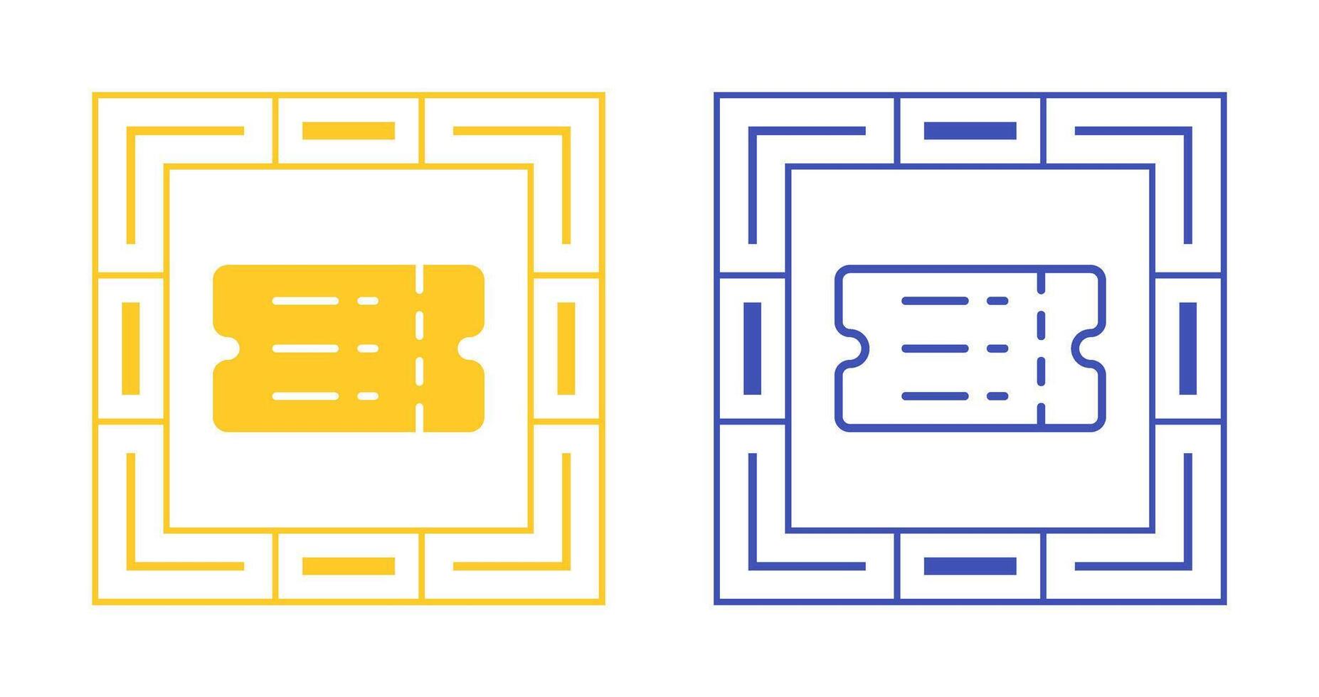 Ticket Vector Icon