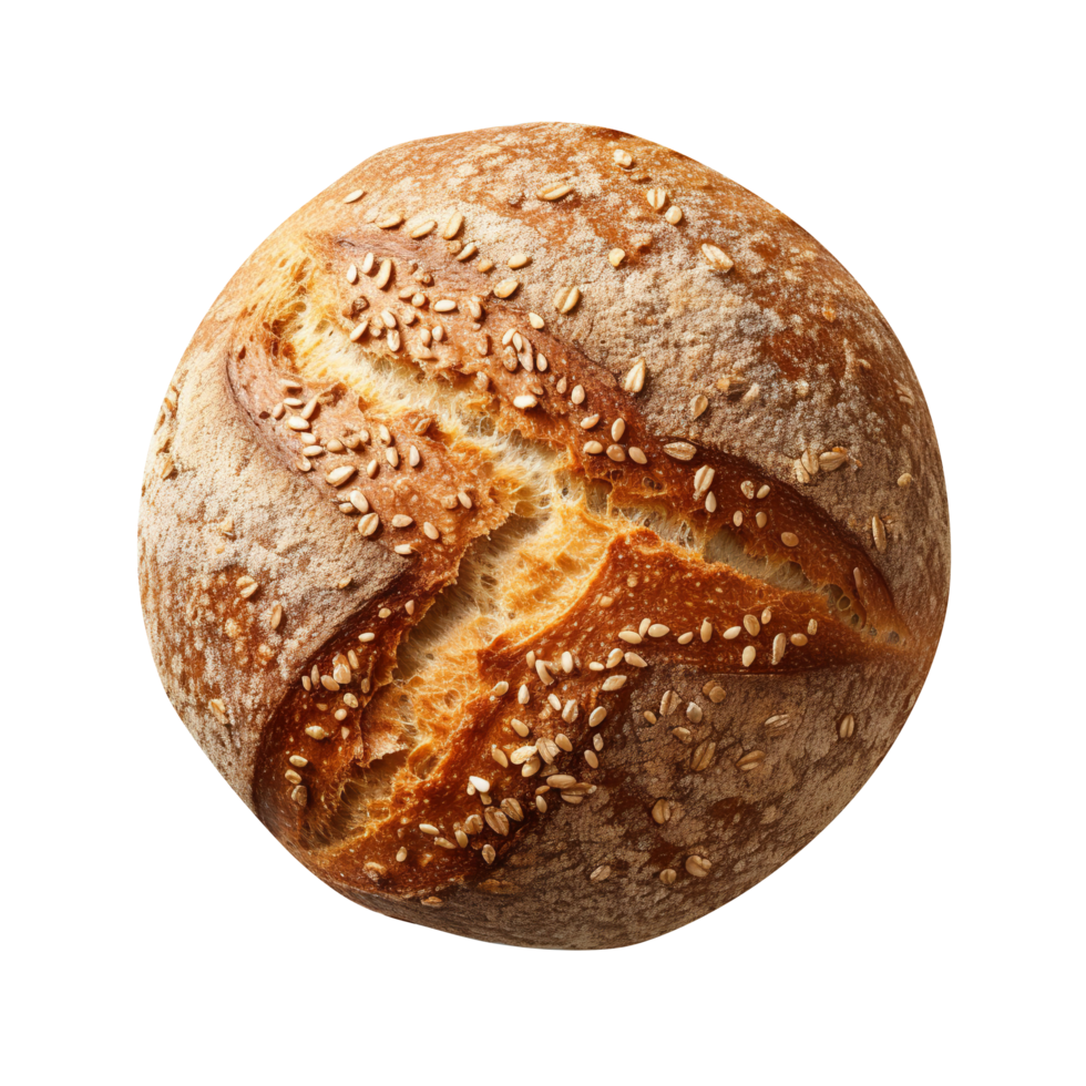AI generated Fresh Bread isolated on png background