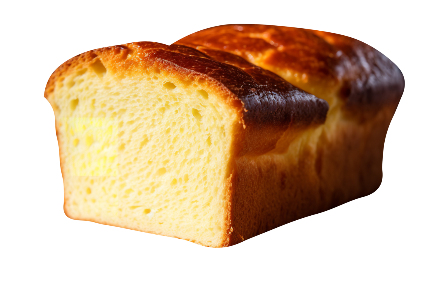 AI generated Fresh Bread isolated on png background