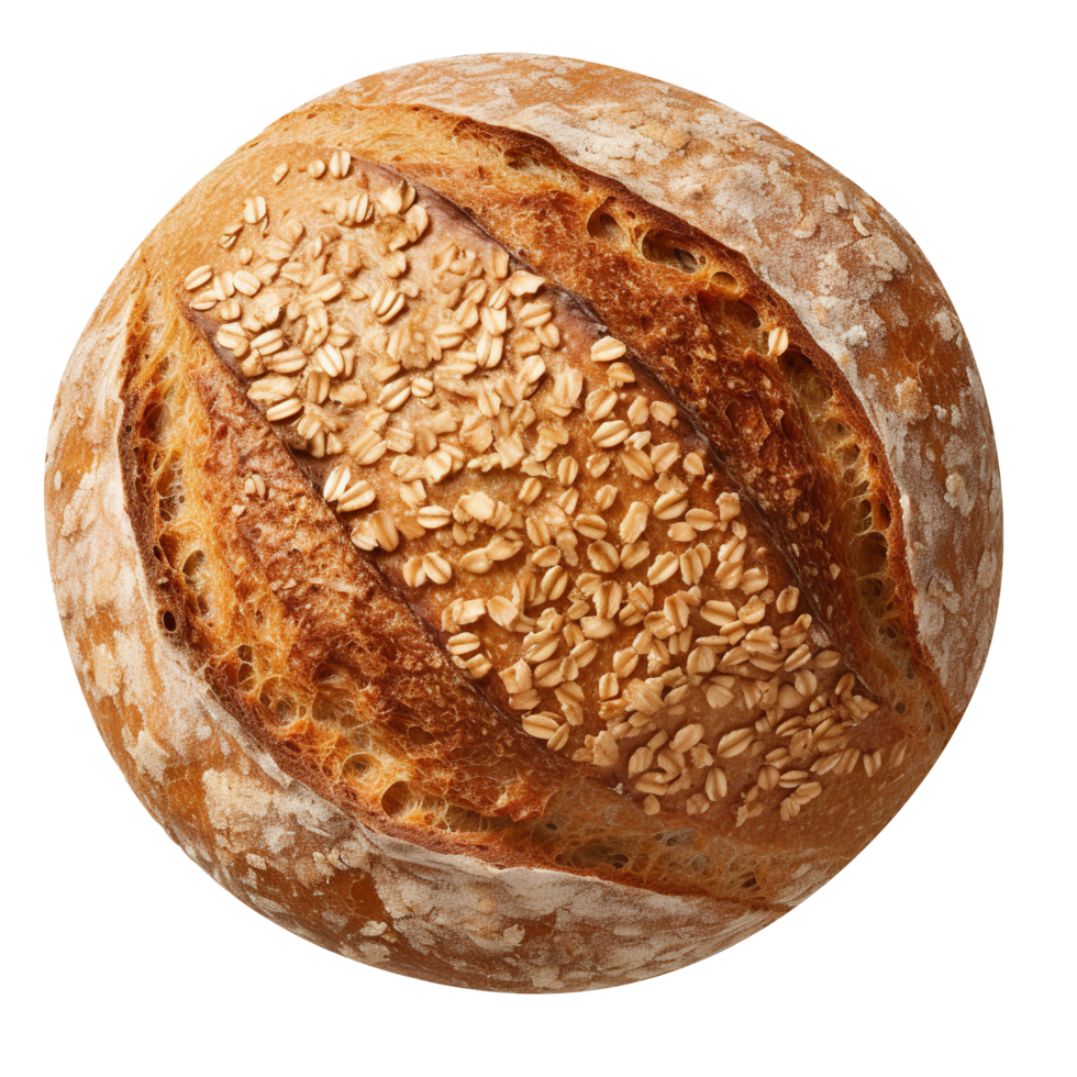 ai genererad färsk bröd isolerat på png bakgrund
