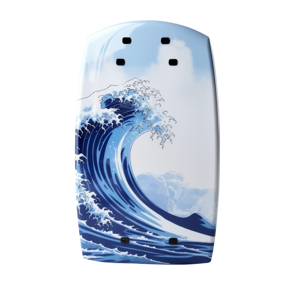 AI generated Surfing board isolated on png background