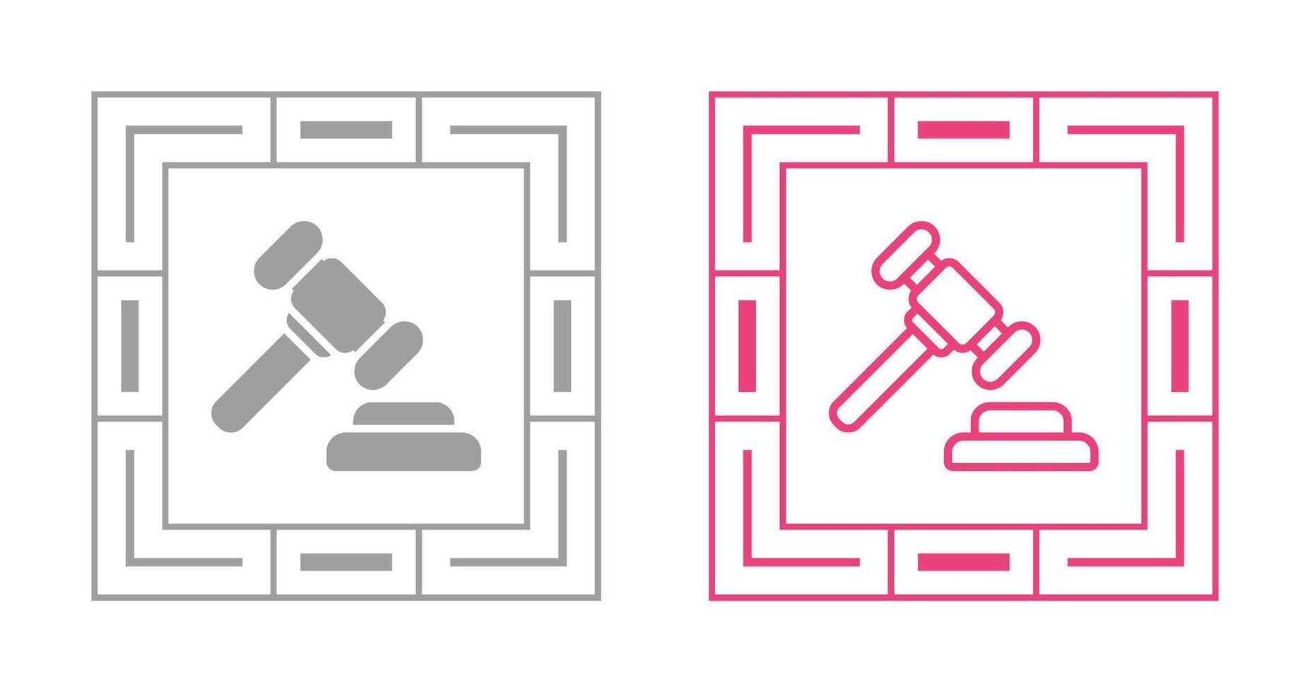 Gavel Vector Icon