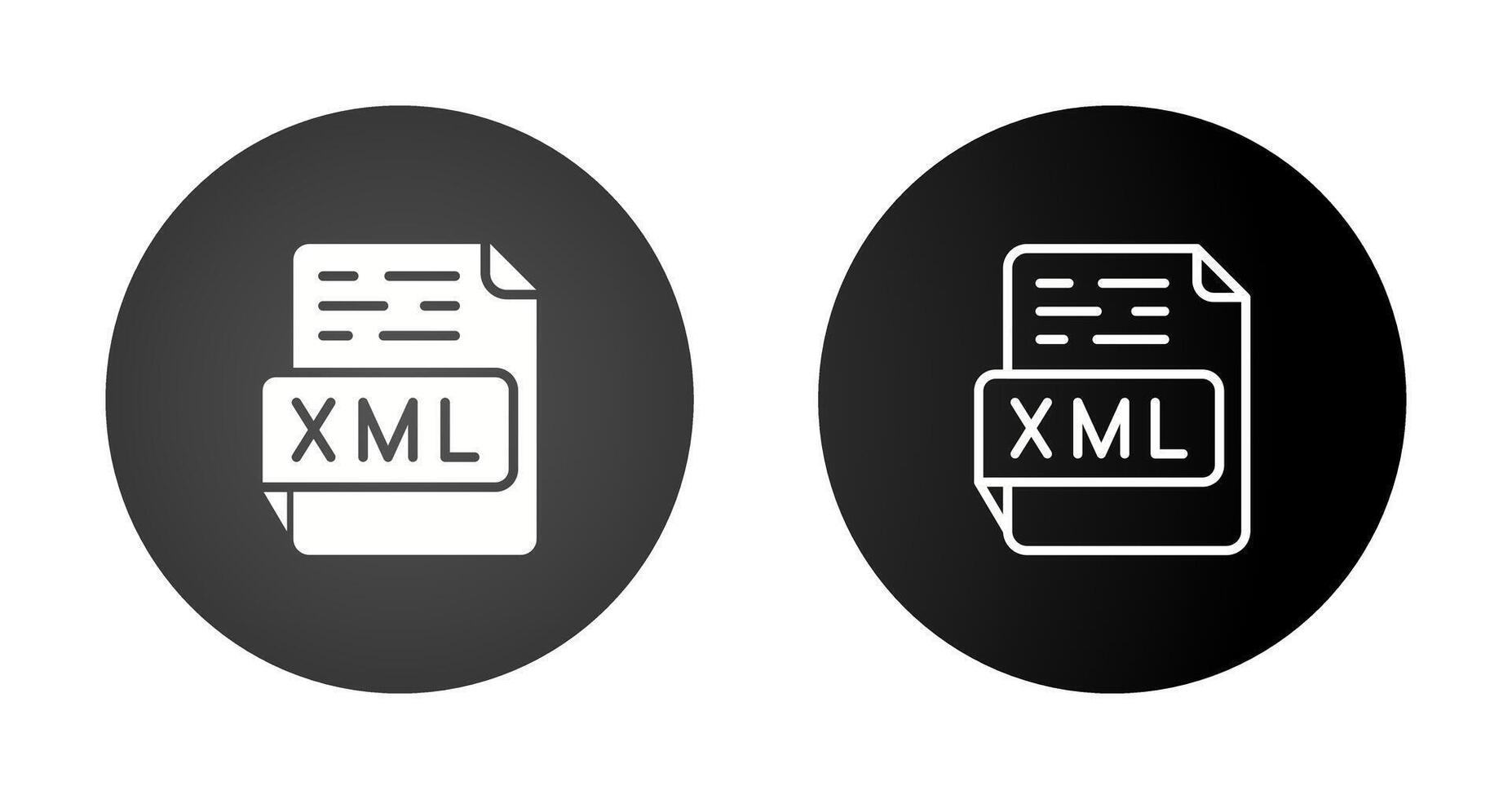XML Vector Icon