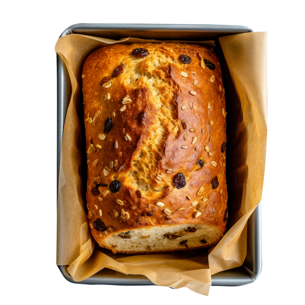 AI generated Fresh Bread isolated on png background