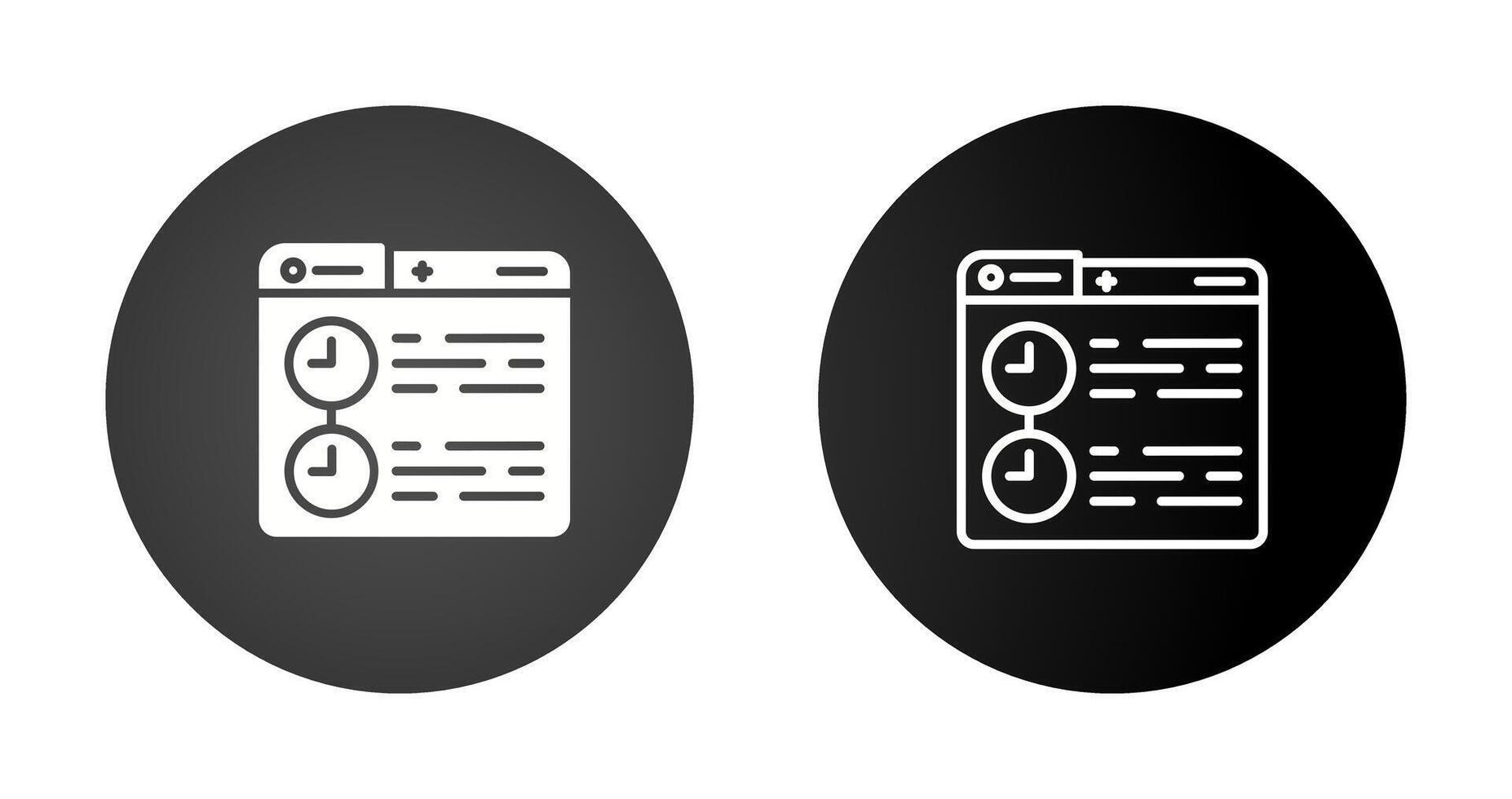 Timeline Vector Icon