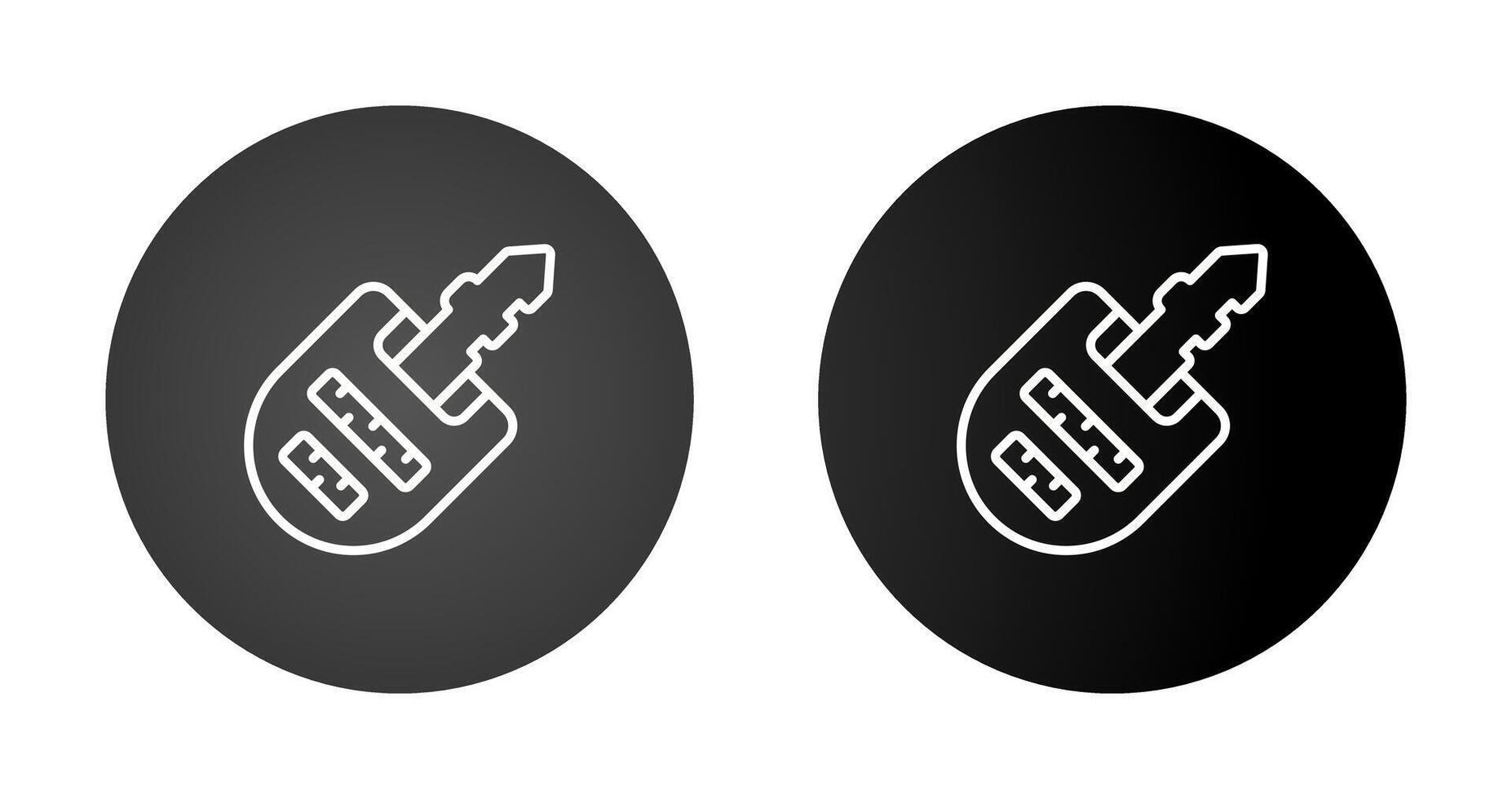 Car Key Vector Icon