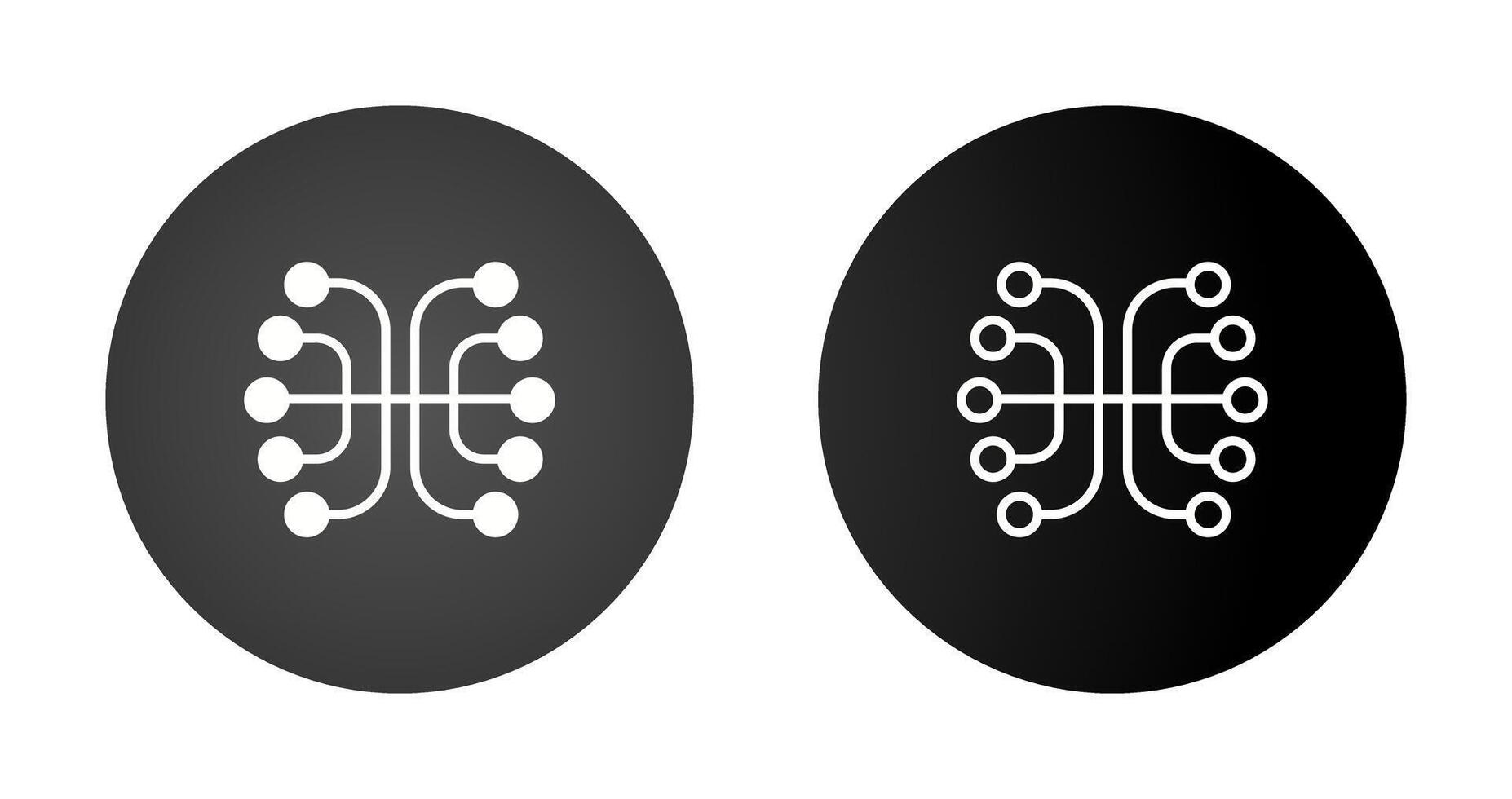 Neural Networks Vector Icon