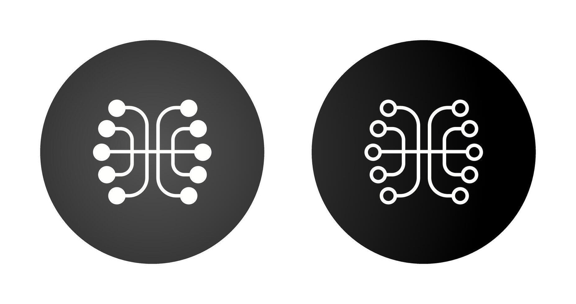 Neural Networks Vector Icon