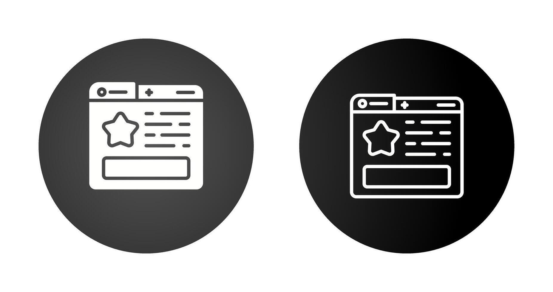 Favourite Page Vector Icon