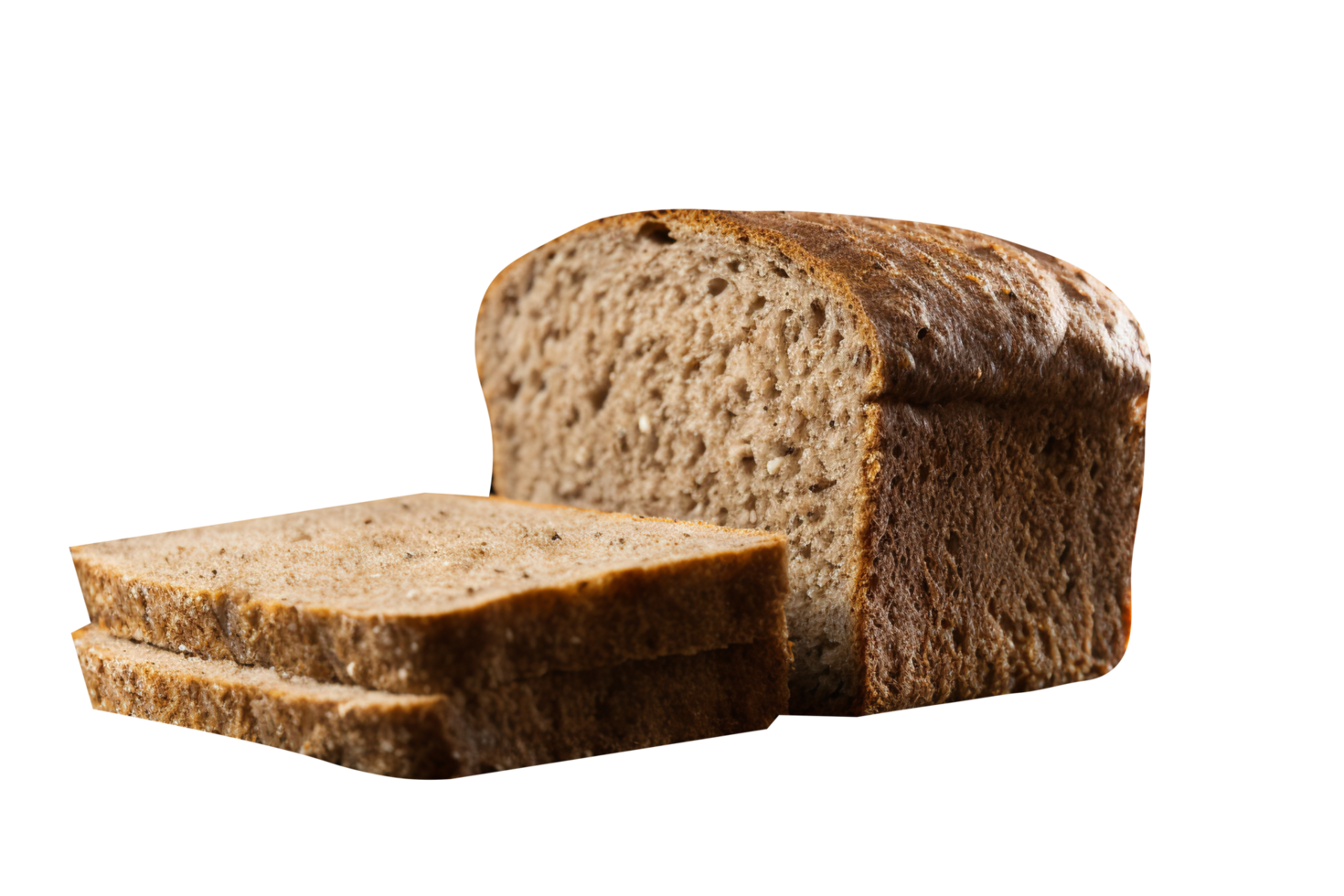 AI generated Fresh Bread isolated on png background