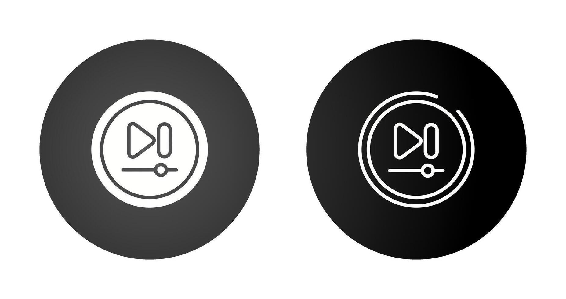Video Next Track Button Vector Icon