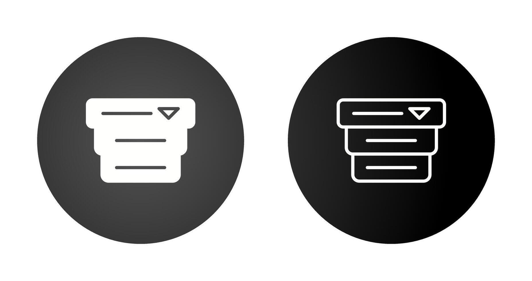 Drop Down Menu Vector Icon