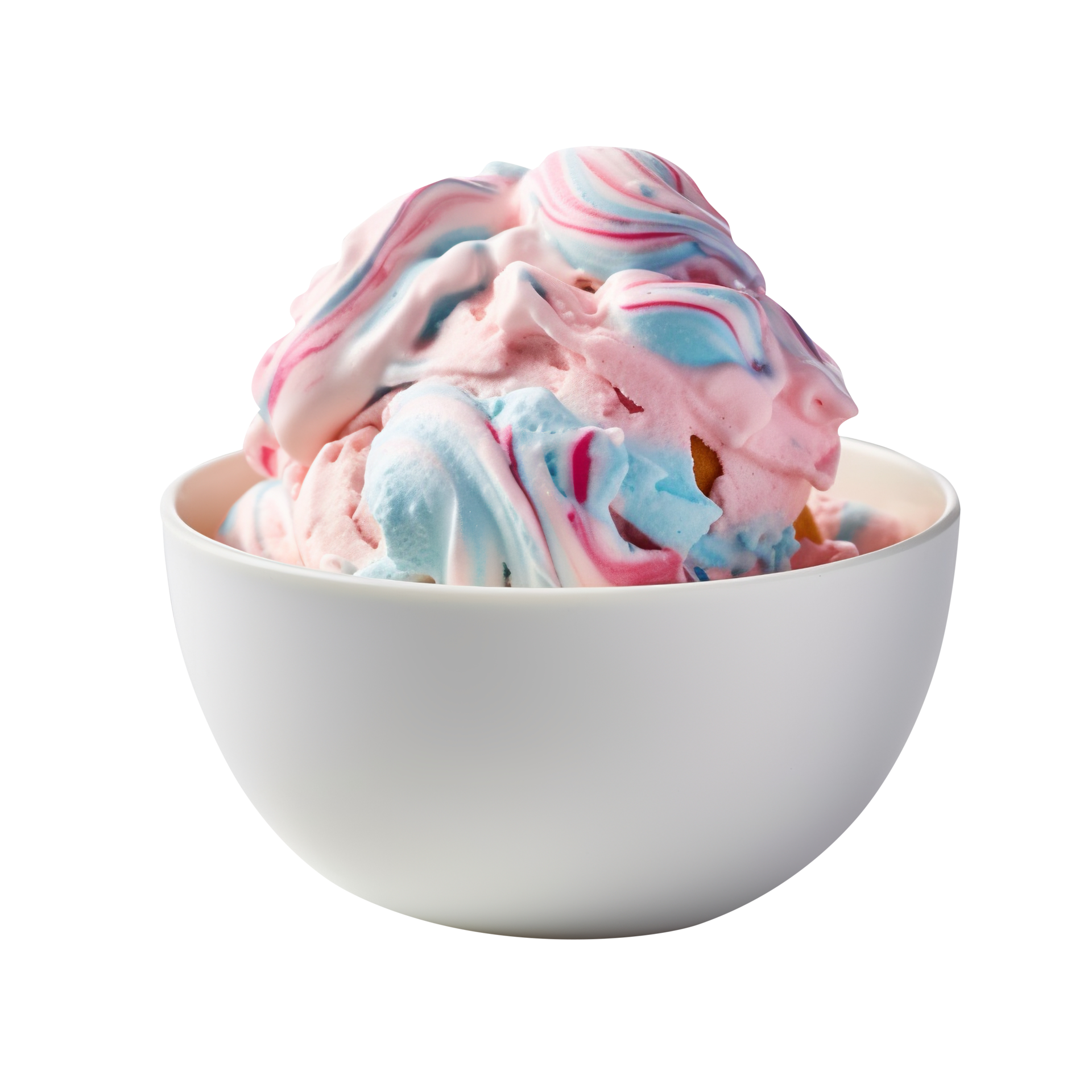 AI generated Cotton Candy Icecream isolated on png background 39107075 PNG