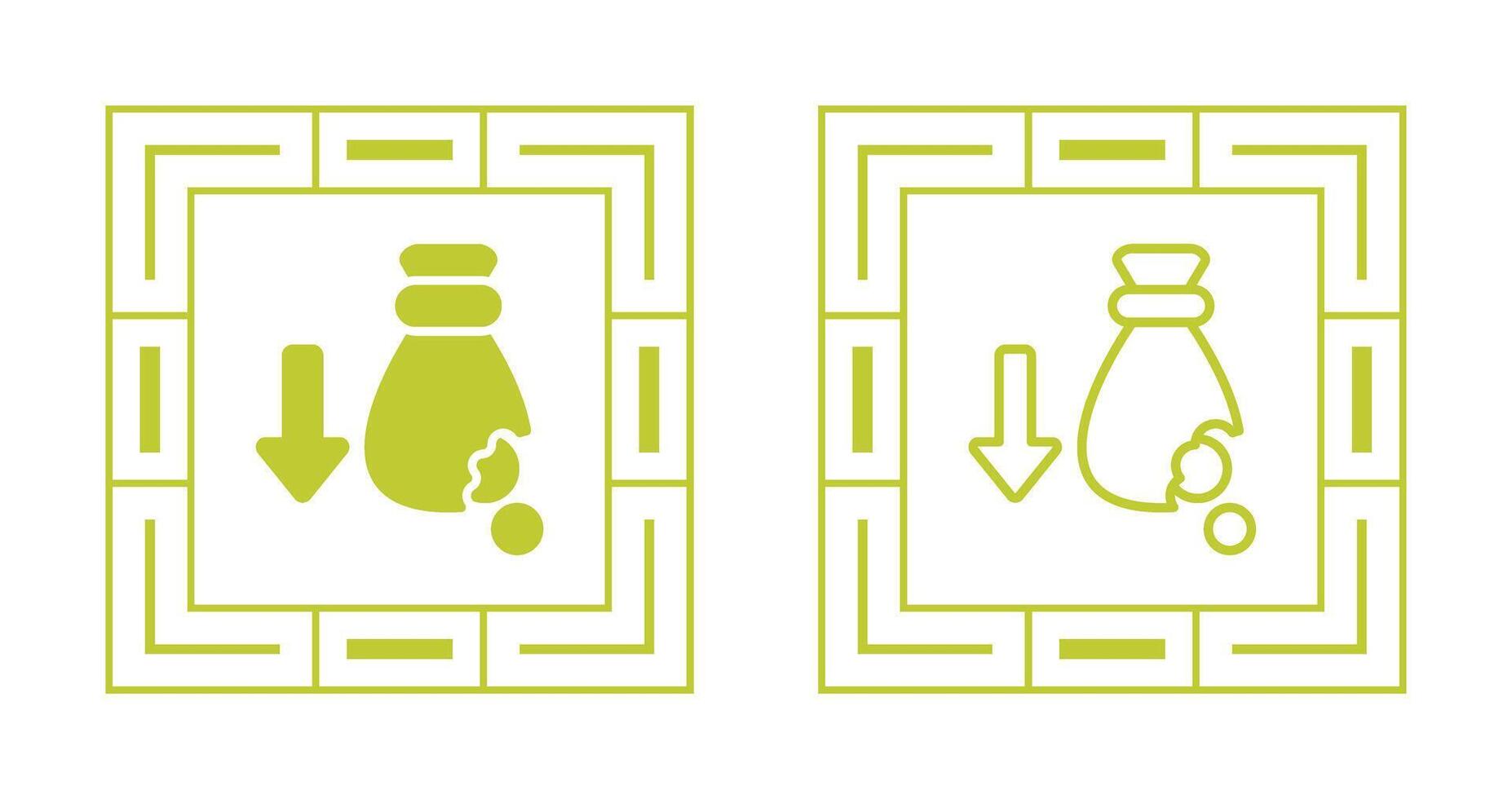 Financial Loss Vector Icon
