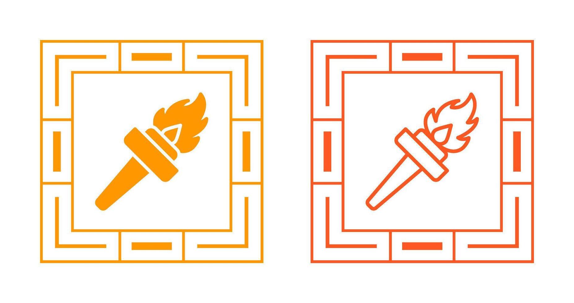 Torch Vector Icon