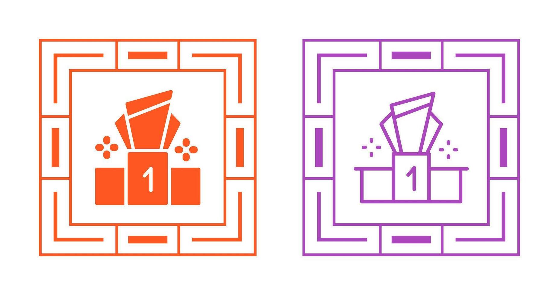 Podium Vector Icon