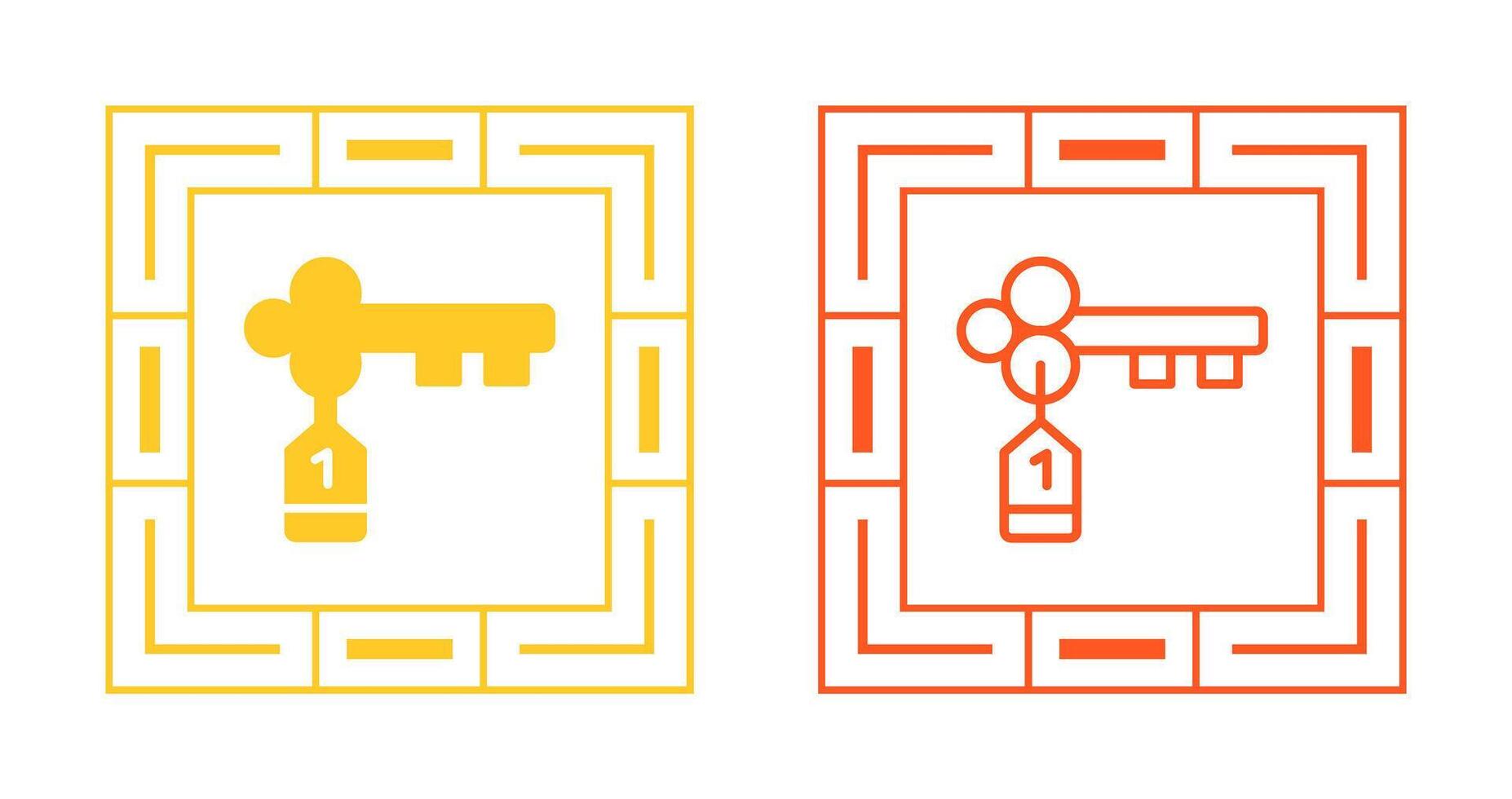 Door Key Vector Icon
