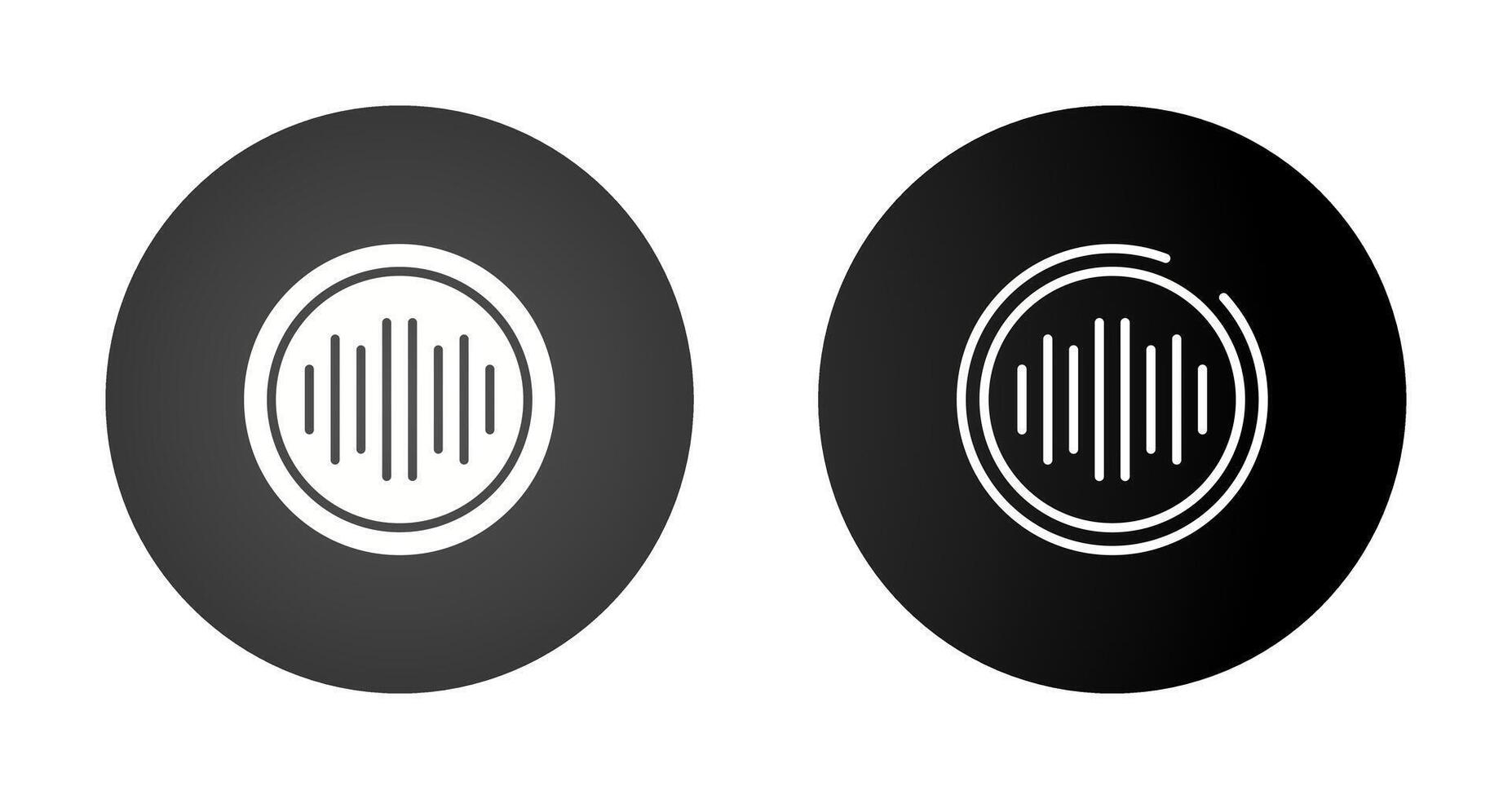 Audio Spectrum Vector Icon
