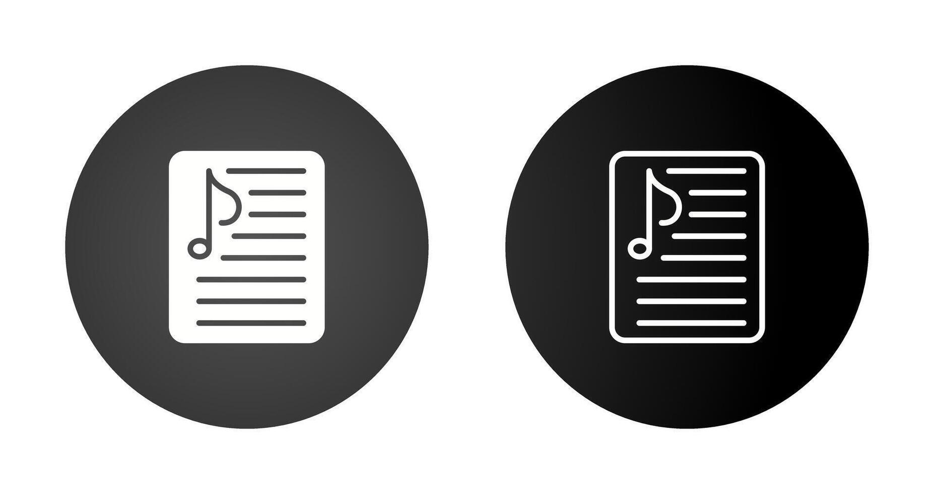 Music Playlist Vector Icon