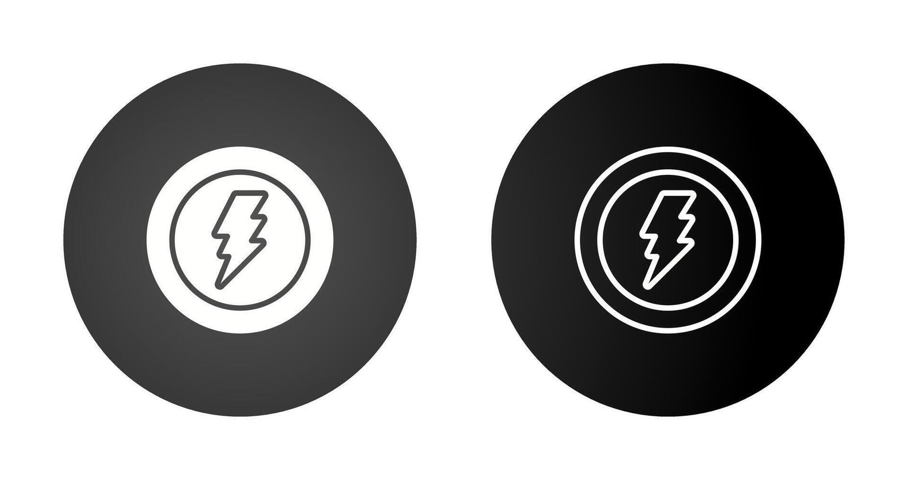 Lightning bolt Vector Icon