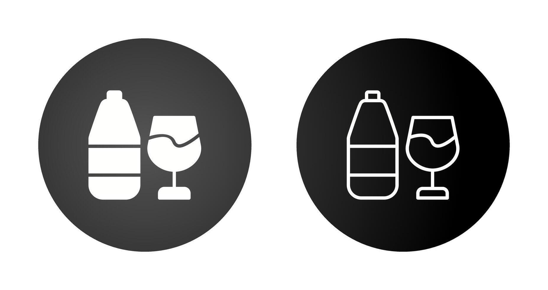 icono de vector de vino