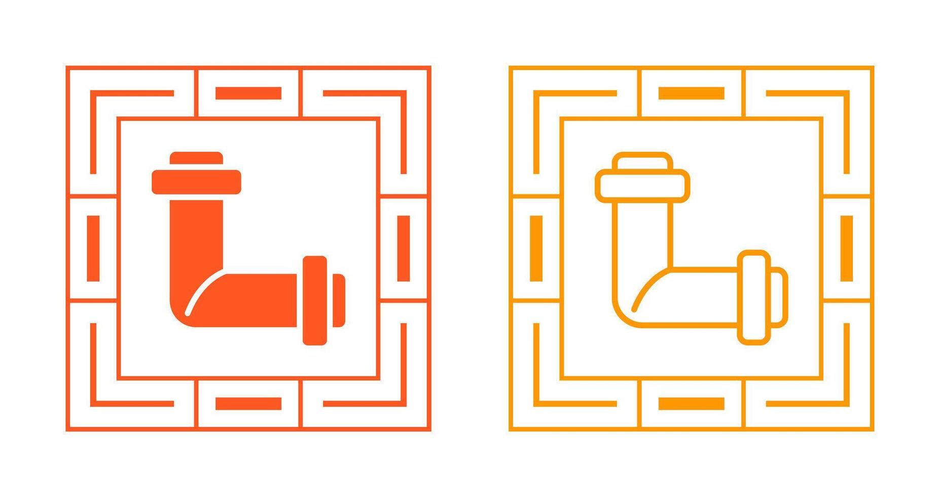 Conduit Coupling Vector Icon