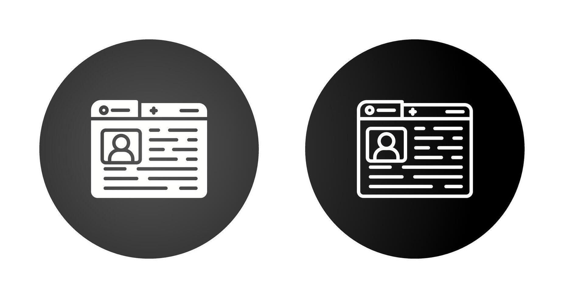 Profile Vector Icon