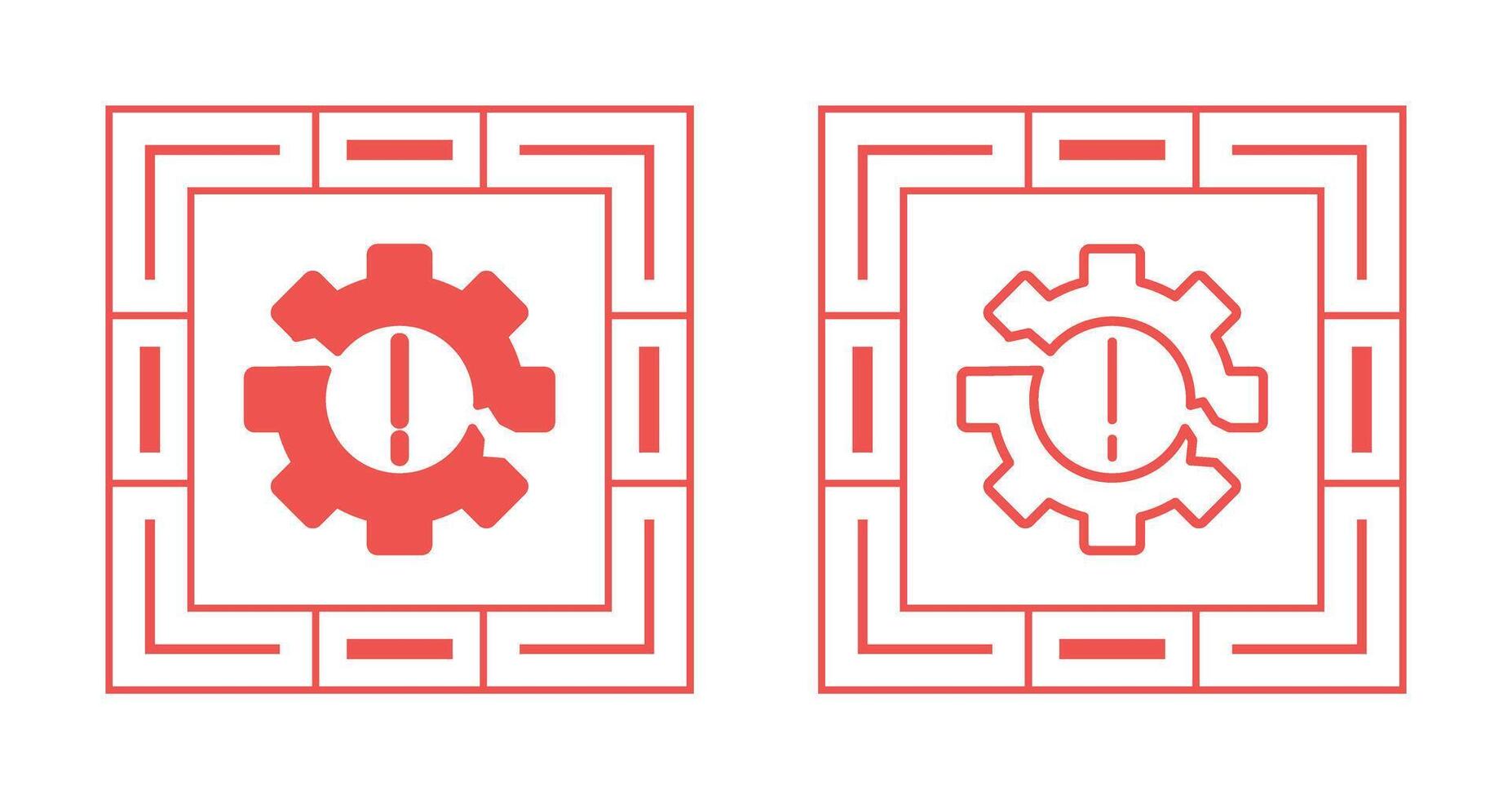 Operational Breakdown Vector Icon
