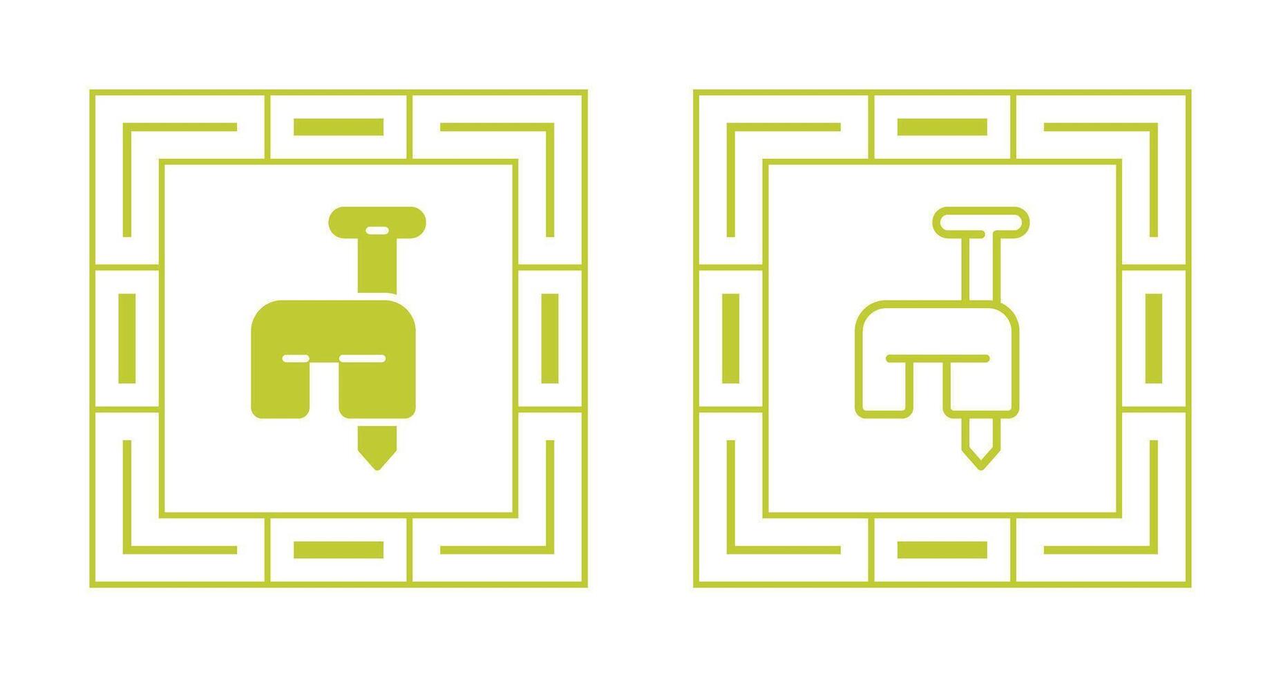Cable Staples Vector Icon
