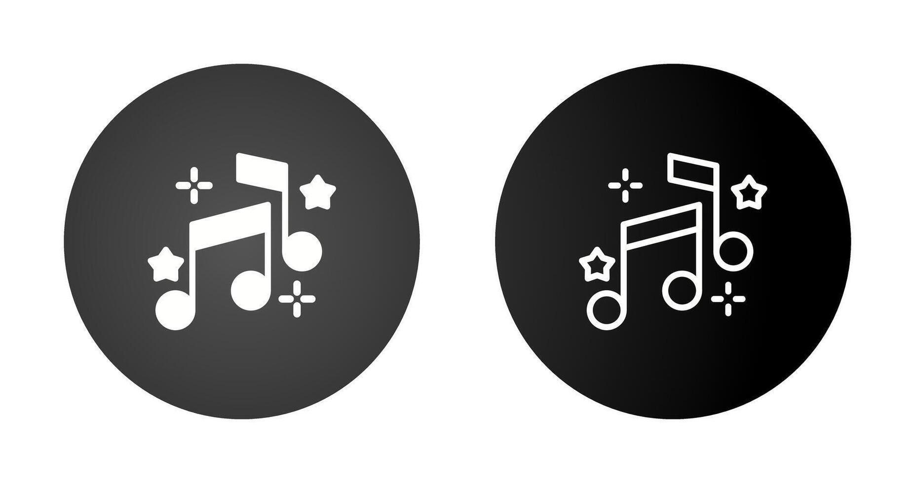 icono de vector de nota musical