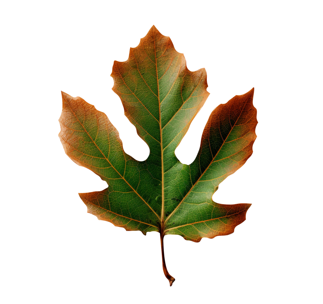 AI generated Leaf isolated on png background