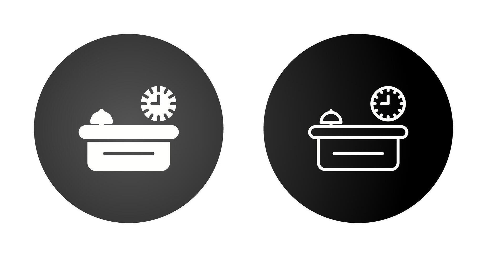 Customer Service Counter Vector Icon