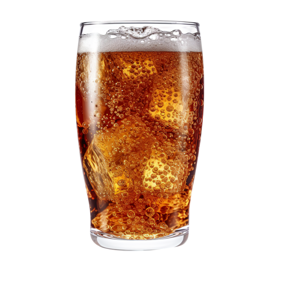 AI generated Coco Cola isolated on png background