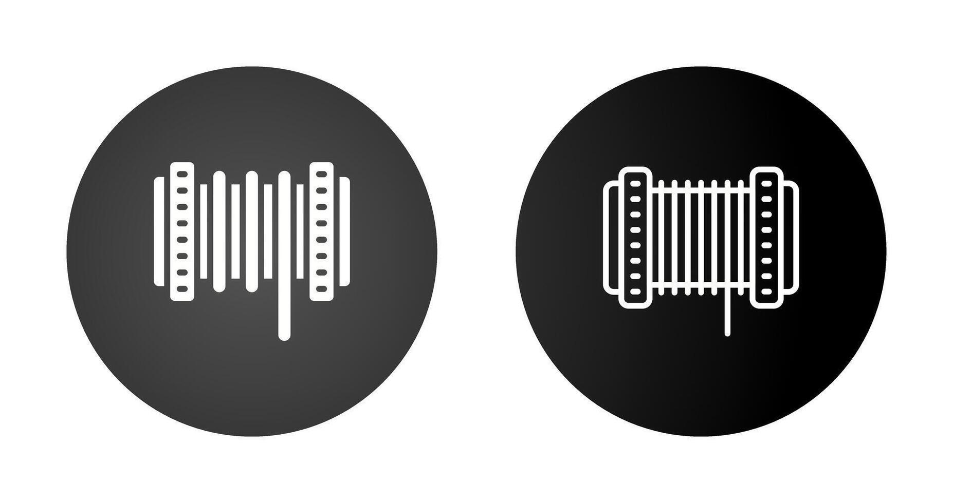 cable carrete vector icono