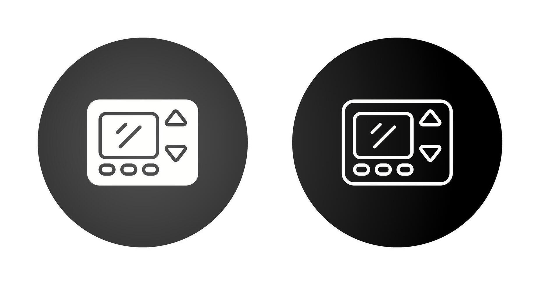 Smart Thermostat Vector Icon