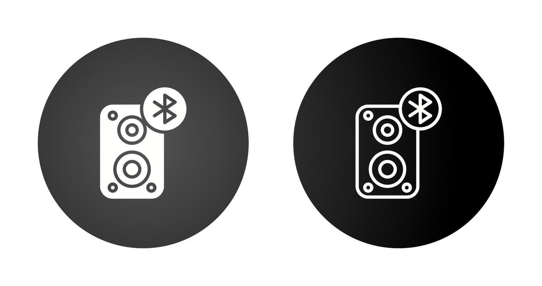 Portable Bluetooth Speaker Vector Icon