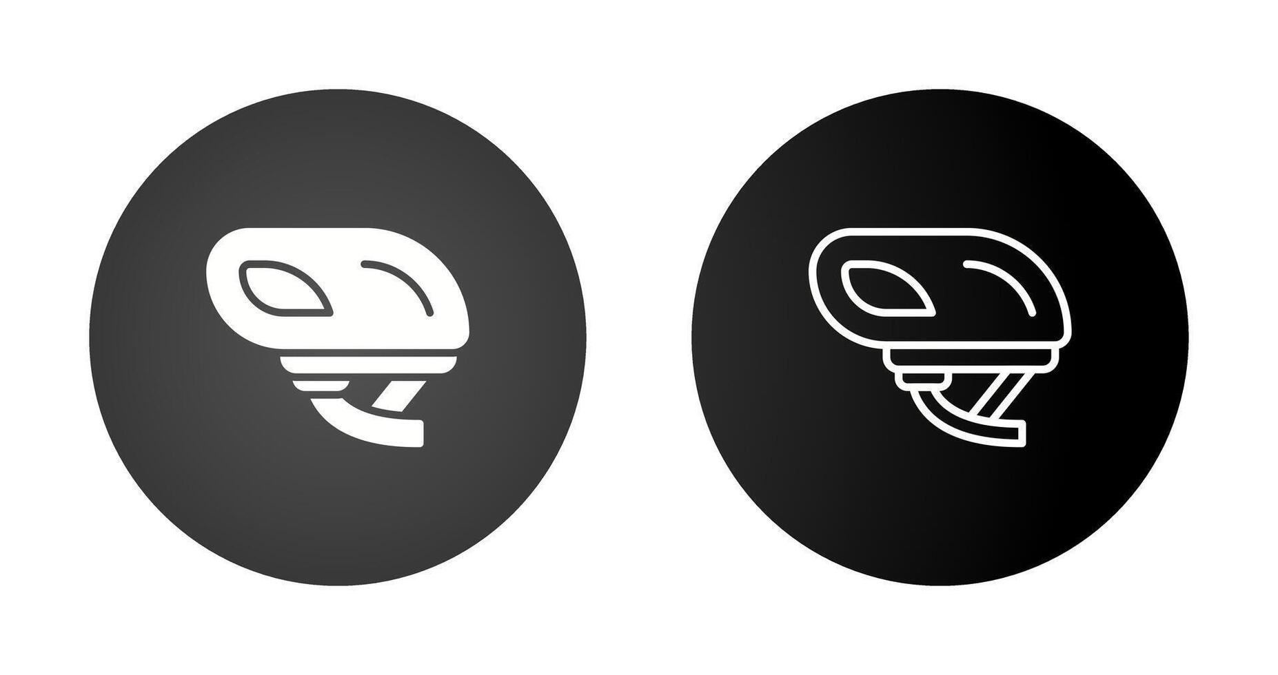 Smart Bike Helmet Vector Icon