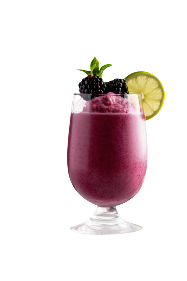 AI generated Smoothie isolated on png background