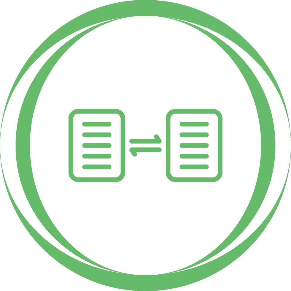Document Sharing Vector Icon