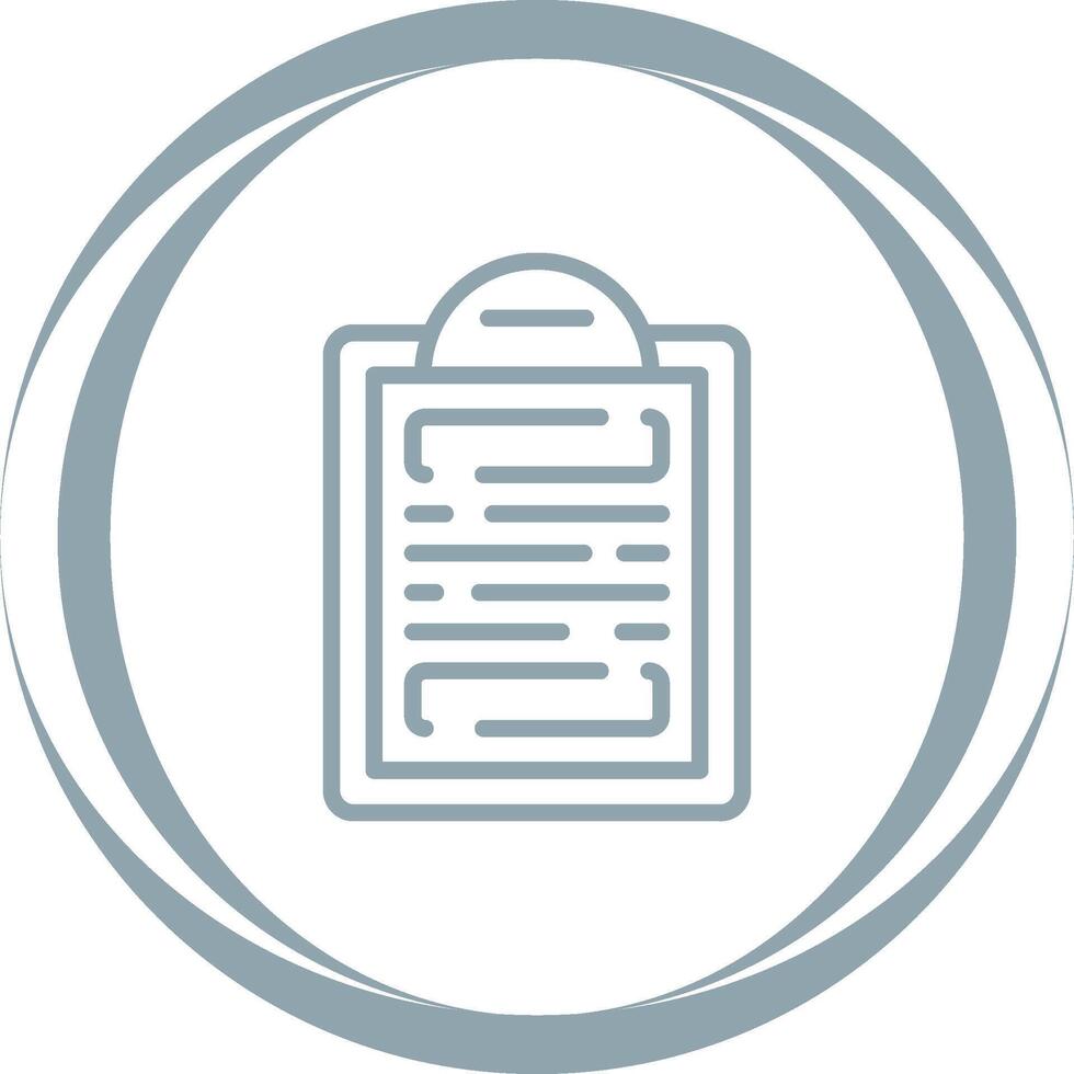 Clipboard Vector Icon