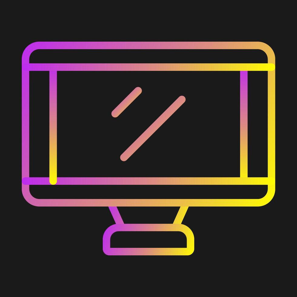 Monitor Vector Icon