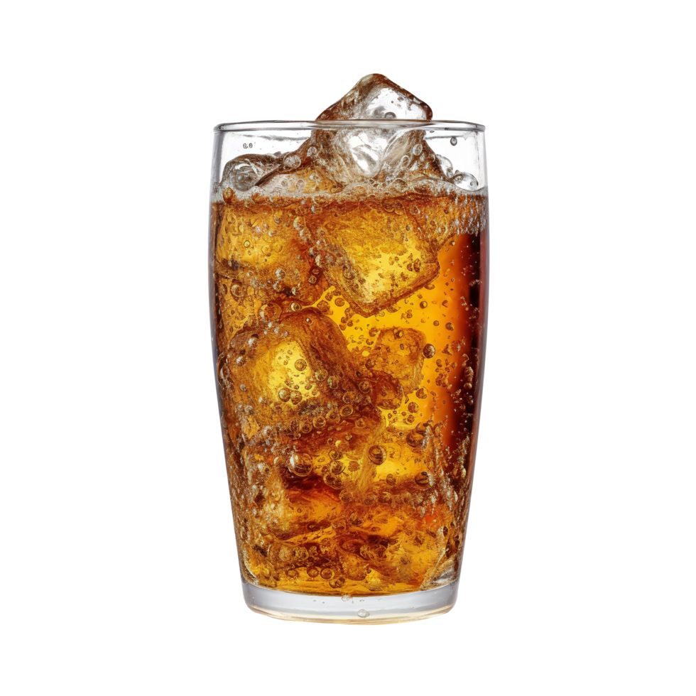 AI generated Coco Cola isolated on png background