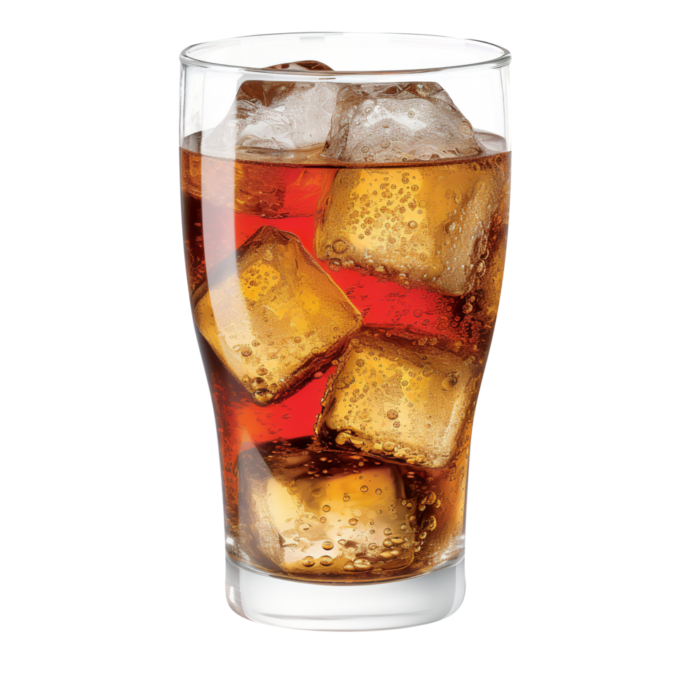 AI generated Coco Cola isolated on png background