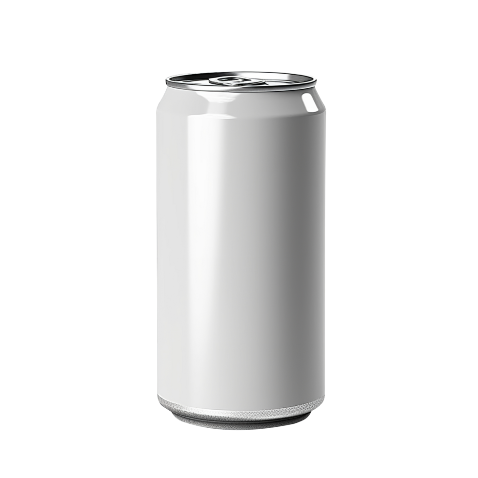 Blank soda can isolated on background png