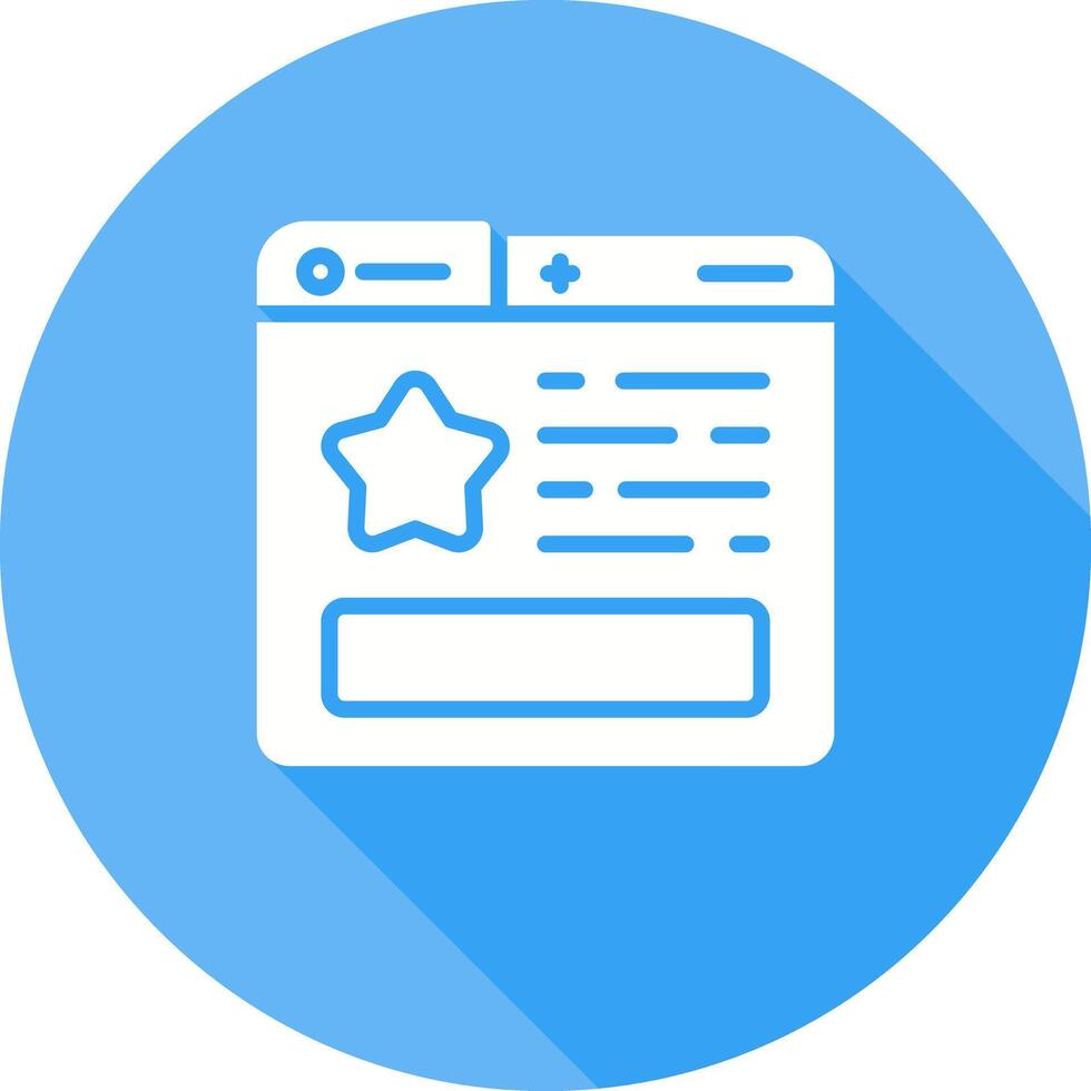 Favourite Page Vector Icon