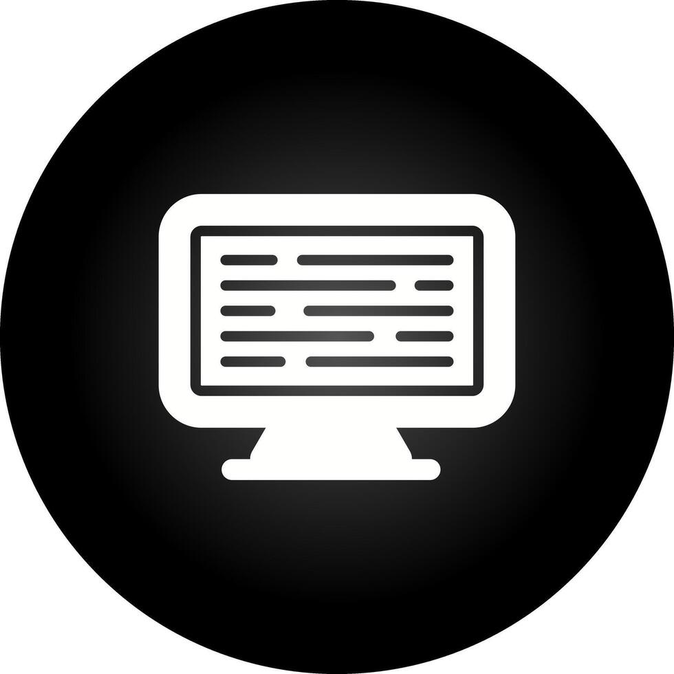 Computer Vector Icon