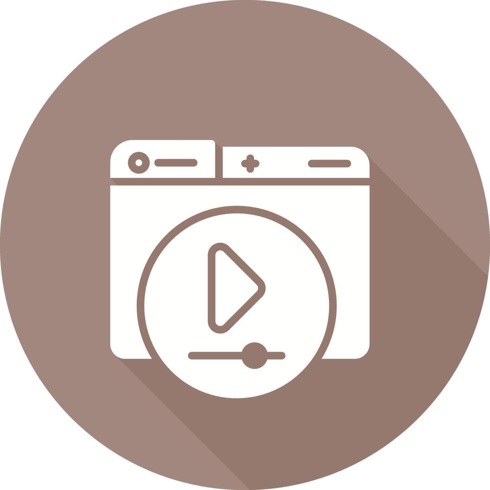 Video Player Vector Icon