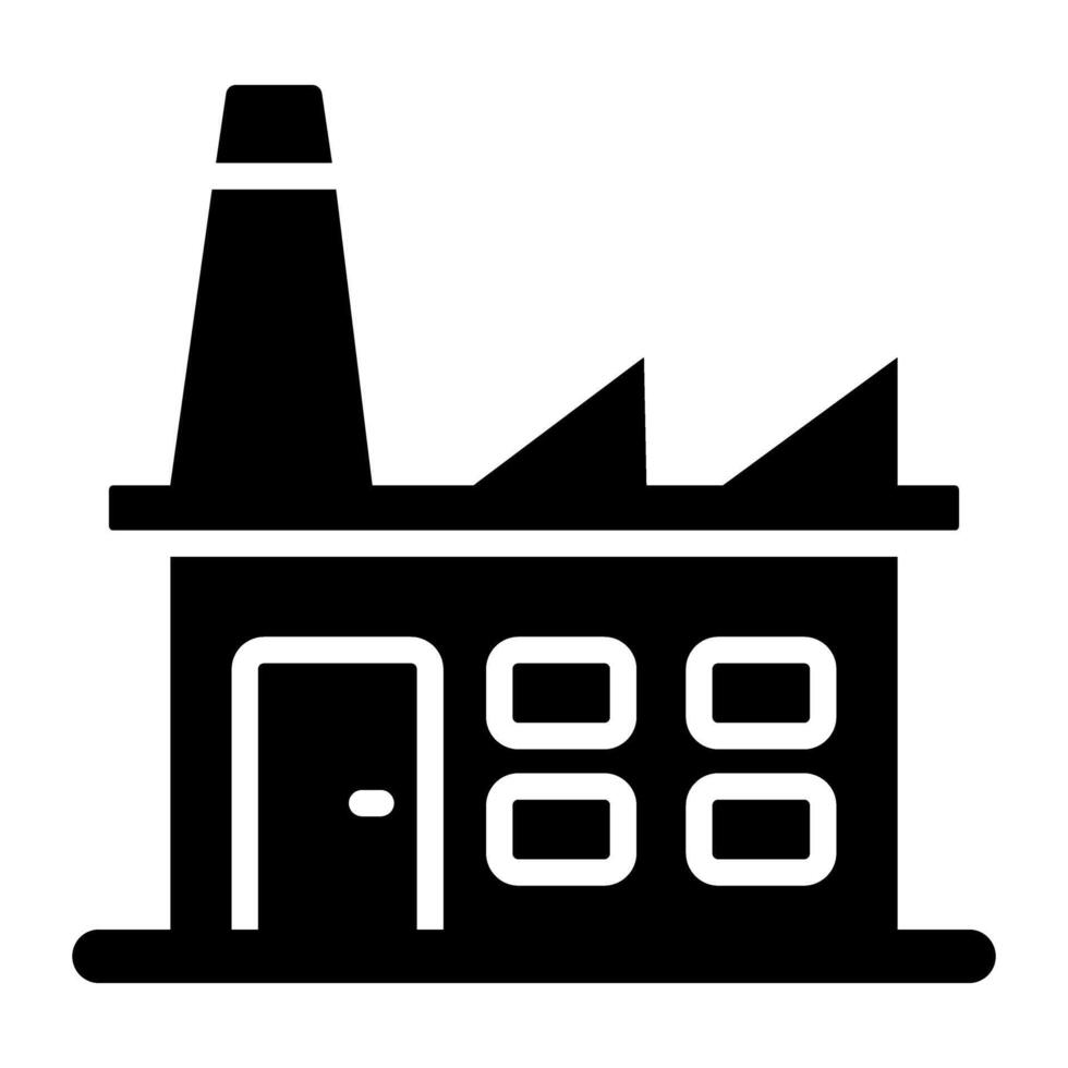 Factory Vector Icon