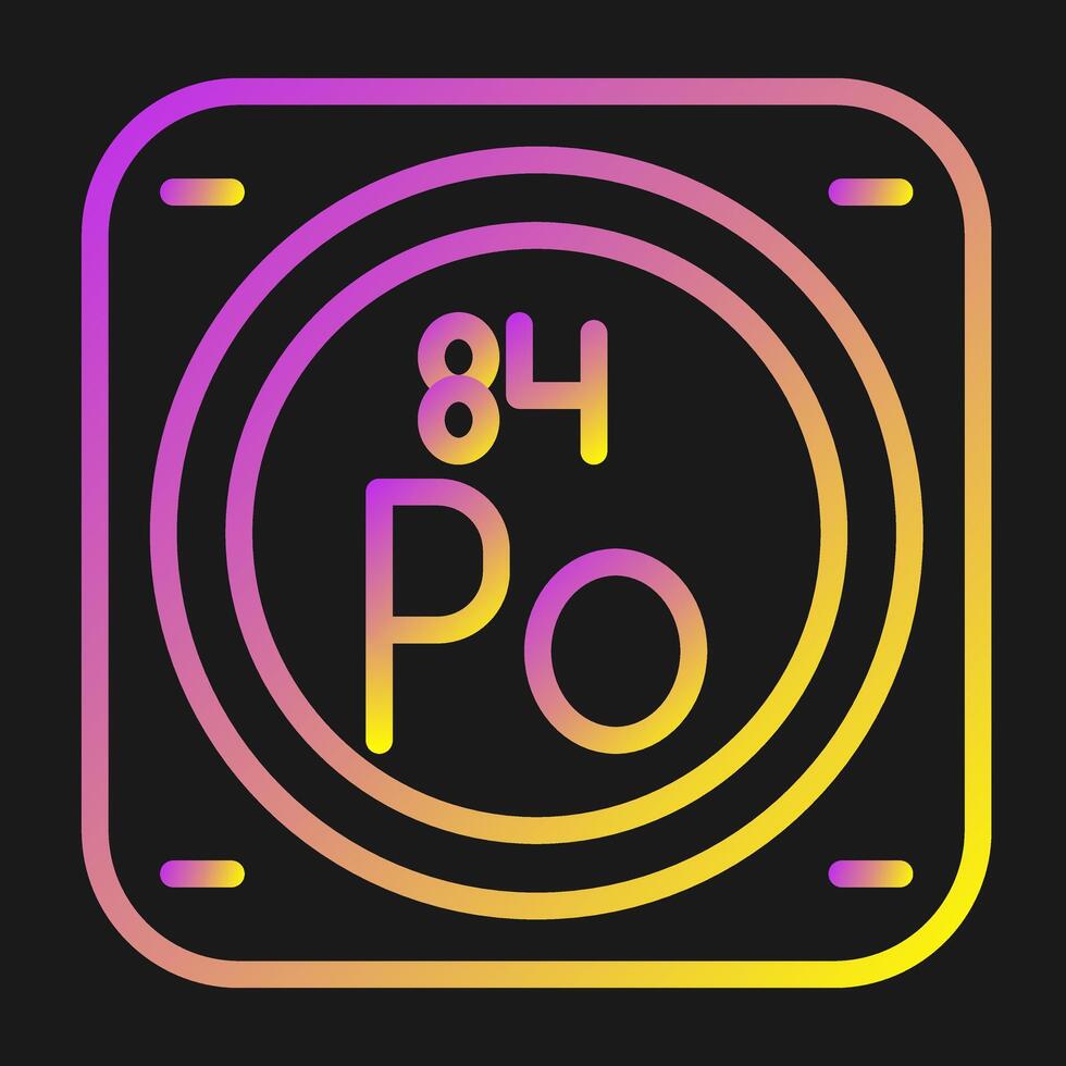 Chemical Element Vector Icon