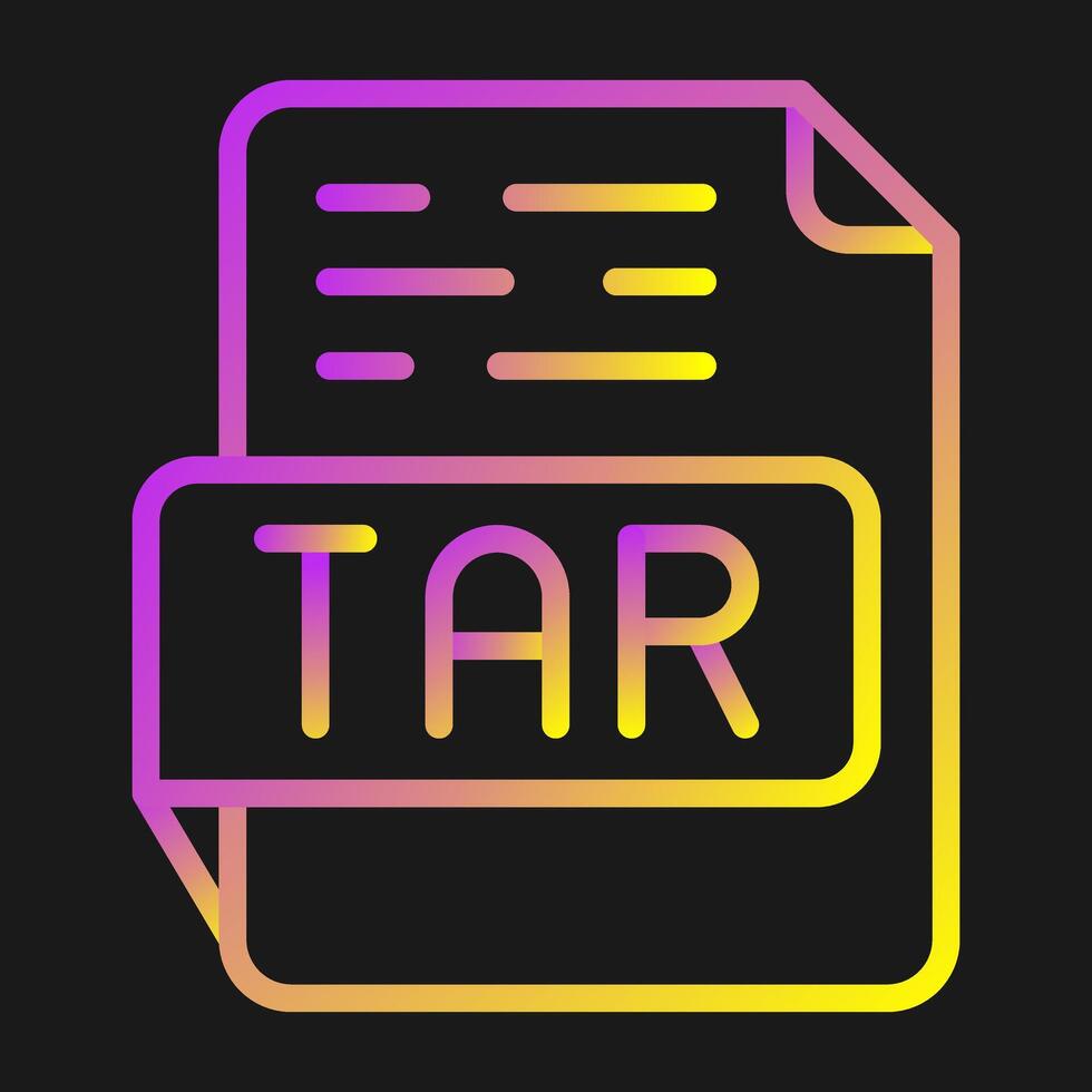 TAR Vector Icon